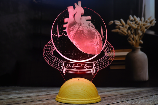 Illuminate Passion with the 3D Heart Organ Lamp