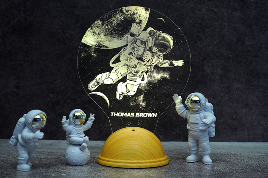 Astronaut Personalized 3D LED Lamp